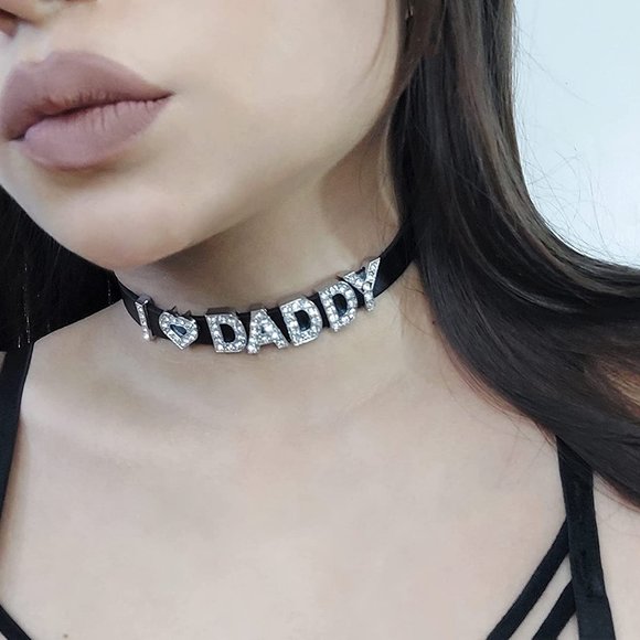 Custom Choker Kit for Personalized Customized Sexy DDLG Princess Daddys Baby - Picture 7 of 7